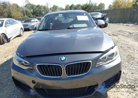 2015 BMW M235 z USA, uszkodzony, nr VIN WBA1J7C58FV253853